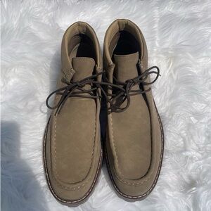 Men’s suede boots by SONOMA. Size 9.5 Medium width.